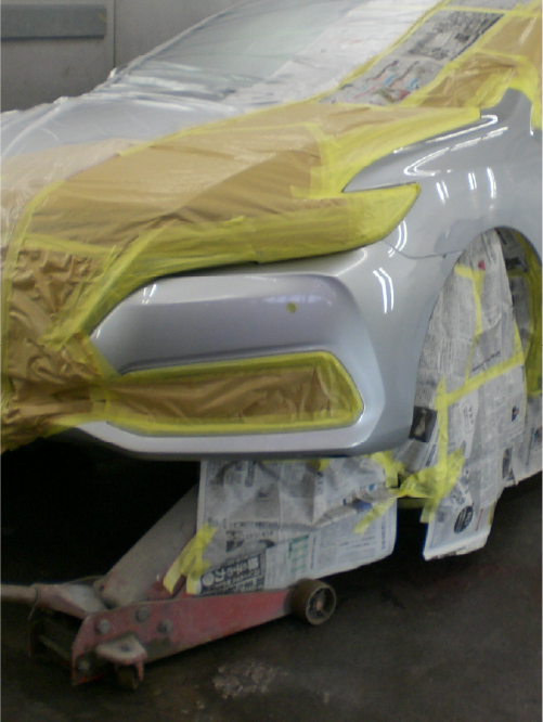 板金塗装工場の説明